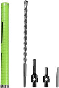 1 Inch Dry Core Drill Bit with Pilot Bit and 2 Pcs Adapters
