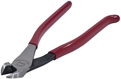 Klein Tools D201-7CSTA Linesman Pliers, Side Cutters with Spring Loaded Action & D248-9ST Ironworker's Diagonal Cutting Pliers with High Leverage Design, 9-Inch