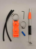 Furick Freddicello (TSFC) TIG Welding Trailing Shield System, Gas Purge System with Swivel Design, Compatible with any cup from Fupa12 up to SSBBW (Orange)