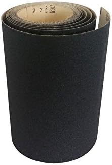 8 Inch x 5 Meters Starcke Sandpaper Rolls - 60 Grit Silicon Carbide Sand Paper Rolls, Heavy Duty Roll Sandpaper Sheets for Wood, Stone, Concrete and Plastics, Auto Sandpapers, Wood Floor Sanders