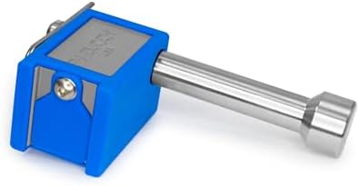 PACLOCK's 80-Series Trailer Hitch Lock, Standard Rekeyable (SR), 225" Pin, Keyed Differently w/ 2 Keys, Silver