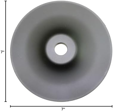 Flexible 7" Diamond Cup Grinding Polishing Disc Wheel with RCD Newest Technology & Rubber Cushioned Body for Universal Purpose (Flexible, 7", 10.6 oz Very Light)