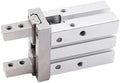1pcs MHZ2-10/16/25/32/40D1/D2/D3 Pneumatic Finger Cylinder Parallel Gripper Side Thread Aluminium Clamps(MHZ2-40D3)