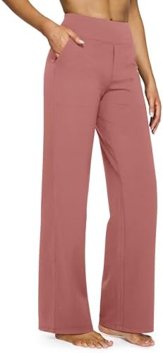 G4Free Yoga Pants for Women Wide Leg Pants with Pockets High Waisted