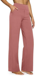 G4Free Yoga Pants for Women Wide Leg Pants with Pockets High Waisted