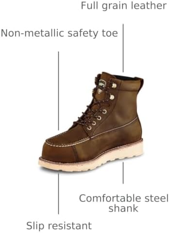 Irish Setter Wingshooter ST 6" Mens NMT Toe Work Boot
