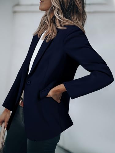 Cicy Bell Womens Casual Blazers Long Sleeve Work Office Suit Jackets Blazer