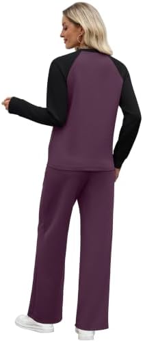 WIHOLL Lounge Sets for Women 2 Piece Fall Outfits 2026 Fashion S-2XL