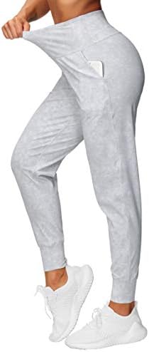 THE GYM PEOPLE Women's Workout Joggers Pants Lightweight Lounge Leggings