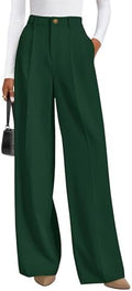 PRETTYGARDEN Women's Tailored Wide Leg Work Dress Pants