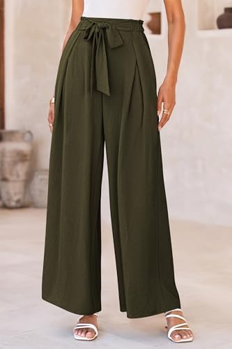 PRETTYGARDEN Women's Palazzo Wide Leg Work Dress Pants