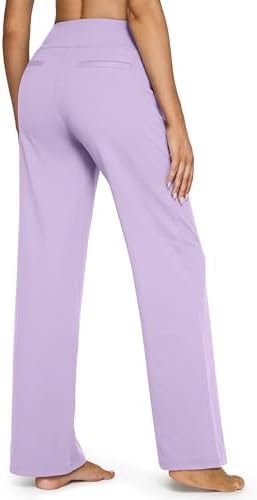G4Free Yoga Pants for Women Wide Leg Pants with Pockets High Waisted