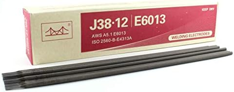 SÜA - E6013 Welding Electrodes – General Purpose Stick Welding Rods for Mild Steel, Smooth Arc & Easy Slag Removal – 14" Length x 1/8" – (44 LB Pack)