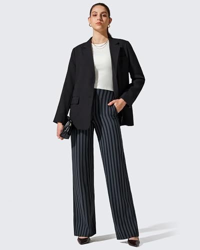 G4Free Yoga Pants for Women Wide Leg Pants with Pockets High Waisted