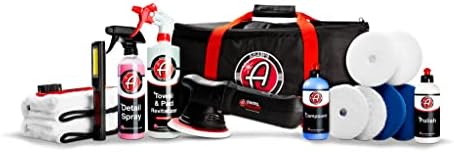Adam's Polishes Swirl Killer 21mm Complete Polisher Kit (16 Item) - Orbital Polishing Paint Correcting Buffer Tool | Car Scratch Remover, Correcting Polish Black