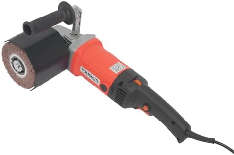 1400W Burnishing Grinding Machine, 8-Speed Variable Brush Grinder with 600-3600 RPM, Electric Polisher for Deburring & Surface Cleaning on Metal Wood Stainless Steel