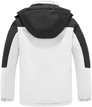 wantdo Women's Ski Jacket Waterproof Warm Fleece Lined Winter Snow Coat