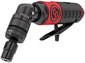 Chicago Pneumatic CP7408 - Air Die Grinder Tool, Welder, Woodworking, Automotive Car Detailing, Stainless Steel Polisher, Heavy Duty, Right Angle Grinder, 1/4 Inch (6 mm), 0.34 HP / 250 W - 23000 RPM