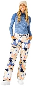 Roxy Women's Nadia Ski Pant – 10K Waterproof, Insulated, PFAS-Free, Adjustable Waist & Snow Gaiters
