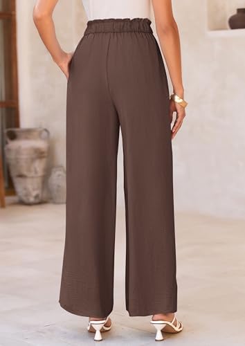 PRETTYGARDEN Women's Palazzo Wide Leg Work Dress Pants