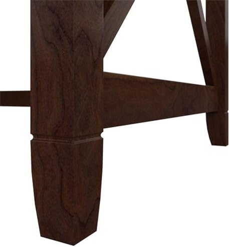 Bush Furniture Key West 60W L Shaped Desk with Mobile File Cabinet and Desktop Organizers, Bing Cherry