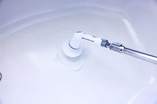 Diamond Shine 7-in-1 Cordless Spin Scrubber – Rechargeable Electric Power Scrubber with Extendable Handle & 7 Brush Heads for Kitchen, Bathroom, Tile, Grout & Floors