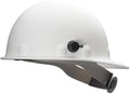 Fibre-Metal by Honeywell P2AQRW01A000 Super Eight Fiber Glass Cap Style Ratchet Hard Hat with Quick-Lok, White, Medium