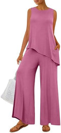 PRETTYGARDEN Women's Summer 2 Piece Matching Lounge Sets