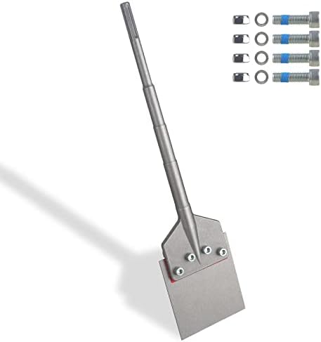Firecore SDS Max Floor Scraper, 6" x 25" Thinset Removal Chisel Bit FS18625