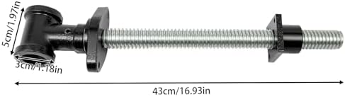 Vise Screw, DIY Vise Tool, Workbench Vise Screw, DIY Vise Tool,Solid Steel Main Screw with a Cast Iron Body Construction