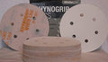 Indasa Rhynogrip 6 inch 6 Hole Hook & Loop Sanding Discs 50/box 320 Grit