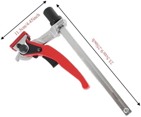 2 Pack Hold Down Clamps, 20mm Base Ratchet Bench Dog Clamps for Woodworking