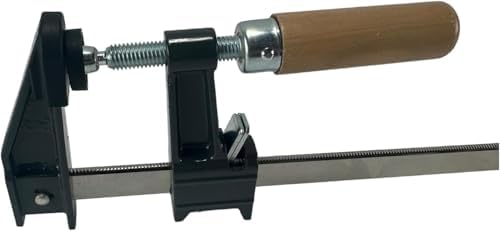 Pack of 8 - Bar Clamps 24" & 36" - 4 of each F-Type Woodworking Steel with Wood Handles