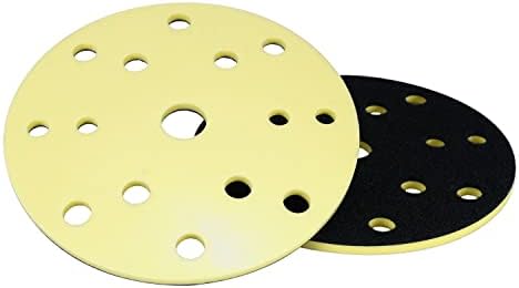 Eagle Micro-Hook Interface Pad for 6 inch Sanding Discs, Firm, Hook & Loop, 15 Holes, 971-0057, 2 Pads