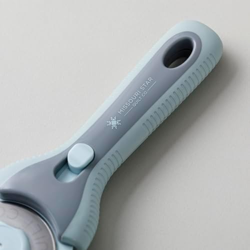 Missouri Star Rotary Cutter, 60mm Blade, Rolling Cutter Tool for Quilt Appliques and Cutting Fabrics, Essential Quilting and Sewing Supplies for DIY Craft Projects