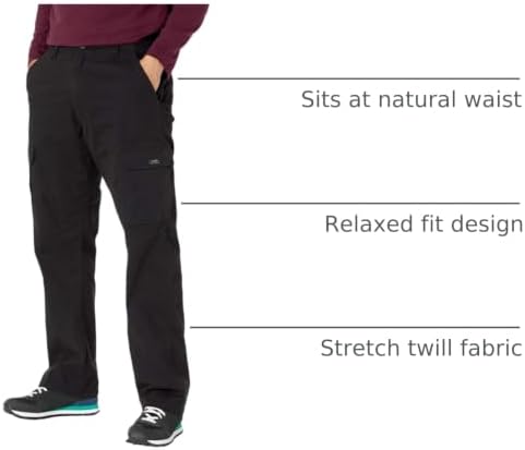Wrangler Authentics Men's Relaxed Fit Stretch Cargo Pant