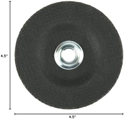 Weiler 58066 4-1/2" x 3/32" Tiger Mechanized Pipeline, Z30T, Type 27, 5/8"-11 Nut (Pack of 10)