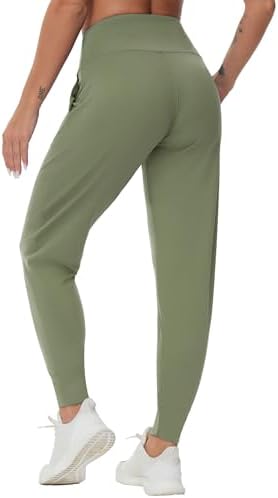 THE GYM PEOPLE Women's Workout Joggers Pants Lightweight Lounge Leggings