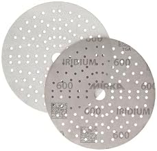Mirka Sandpaper Iridium 6 Inch Hook and Loop Grit 600 50 pcs