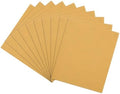 10 Pcs 600 Grit Sandpaper 9 x 11 Inch Sand Paper Alumina Gold