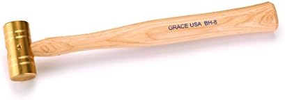 Grace USA Brass Hammer, Gunsmith Tools & Accessories, Gun Care, Woodworking, Machinist, Mechanic, Made in USA