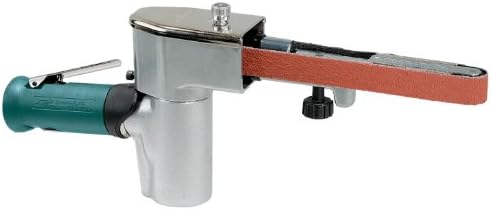 Dynabrade (40320) Dynafile II Abrasive Belt Tool | 0.5 hp 20,000 RPM Pneumatic Motor, 7 Degree Offset | For 1/4"-3/4" (6-19 mm) Wide x 18" (457 mm) Long Belts