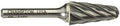 Champion Cutting Tool SL3NF 14⁰ Taper Radius End NonFerrous Carbide Bur