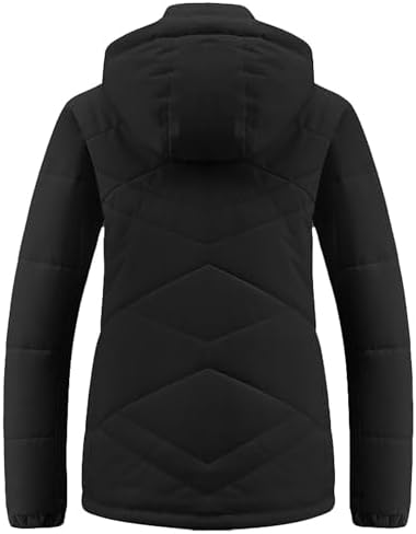 Skieer Women's Waterproof Ski Jacket Warm Snow Winter Coat Hooded Raincoat