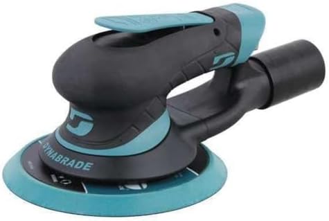 Dynabrade (X61V) Dynorbital Extreme 6" (152 mm) Diameter Random Orbital Sander, Vacuum-Ready, Hook-Face Pad Face | Proportionate 3/16" (5 mm) Diameter Orbit | 12000 RPM Pneumatic Motor