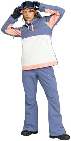 Roxy Women's Shelter Snowboard Jacket – 10k Waterproof Insulated Ski Jacket, Pfas-free, Hydrosmart Collar