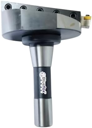 Fly Cutter 100mm with R8 Arbor – Complete Fly Cutter Set with 1/2" x 1/2" x 4" Carbide-Tipped Lathe Tool | Precision Facing Tool for Milling Machines, Alloy Heads & Metalworking