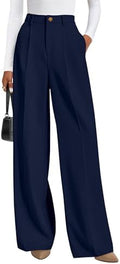 PRETTYGARDEN Women's Tailored Wide Leg Work Dress Pants