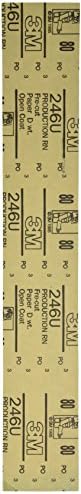 3M 02220 Green Corps 2-3/4" x 17-1/2" 80D Grit Production Resin Sheet