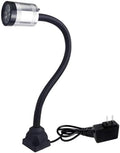 Flexible Work Light, Led Machine Light, Led Flexible Gooseneck Light 900 Lumens with 20inch Flexible Gooseneck 120 Volt for Lathe Workbench Bandsaw and Machine Tool